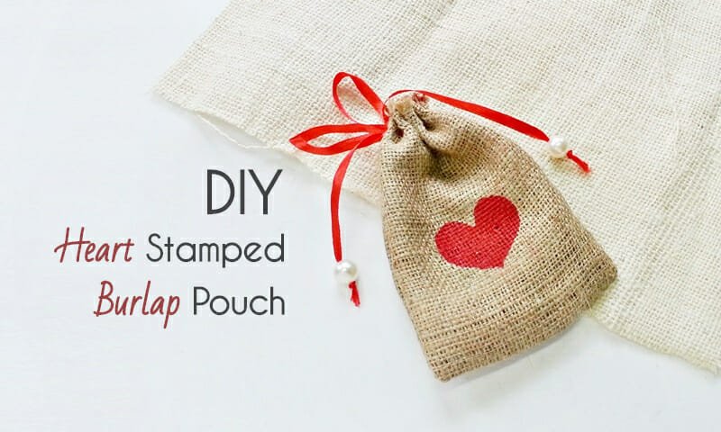 Burlap pouch featured image - How to Make a Small Gift Bag With Burlap (Eco Friendly)