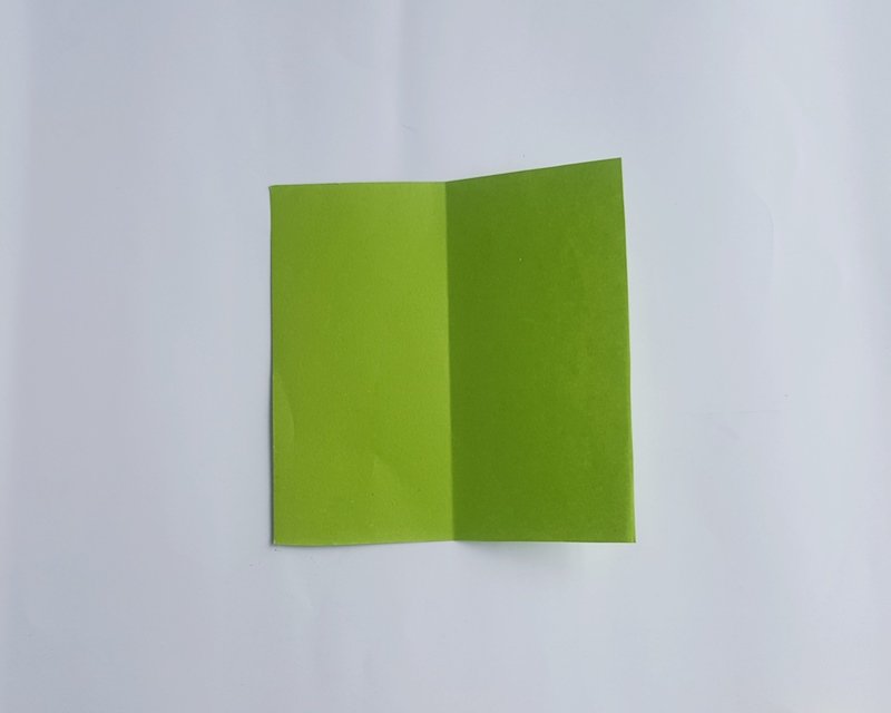 origami leaves step 1