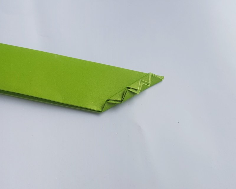 DIY origami leaf step 5