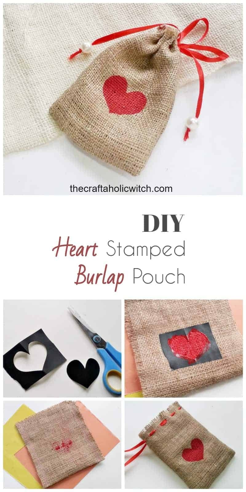 How to Make a Small Gift Bag With Burlap