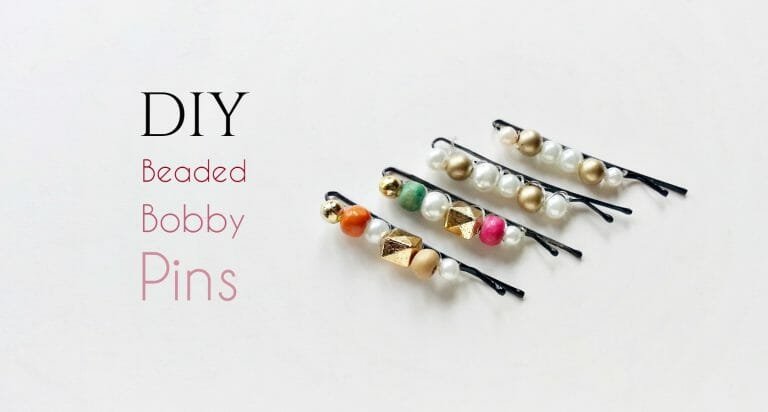 DIY Beaded Bobby Pins