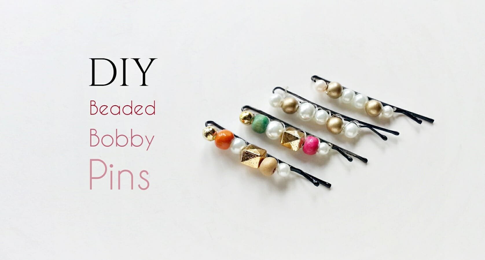 bobby beaded main - DIY Beaded Bobby Pins