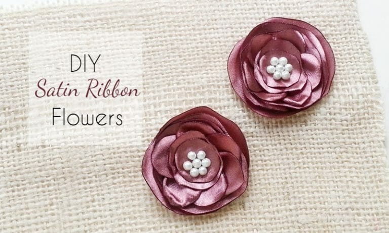 How to Make Ribbon Rose Flowers