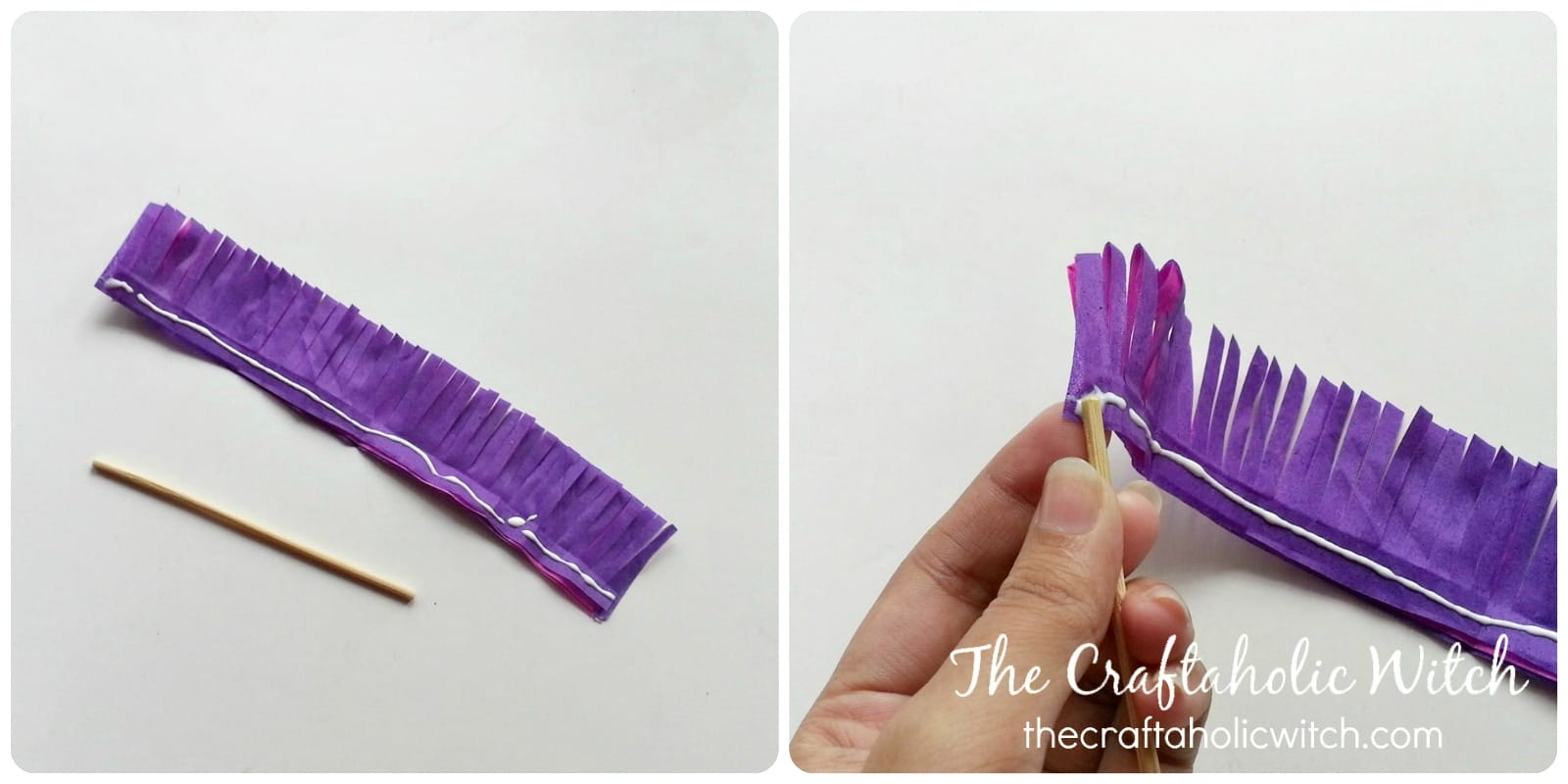 DIY Tissue Paper Hyacinth The Craftaholic Witch