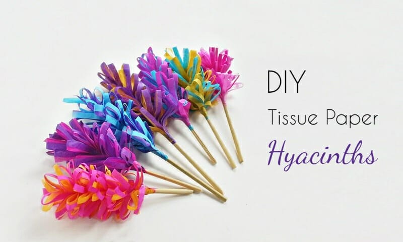 Diy Tissue Paper Hyacinth The Craftaholic Witch