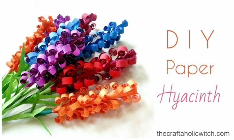 DIY Paper Hyacinth Flowers
