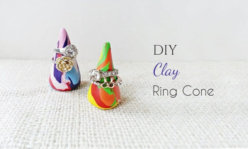 clay ring cone 5 main image - DIY Cone Ring Displays