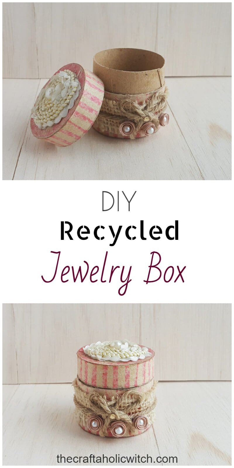 pin jewelry box image - DIY Recycled Jewelry Box