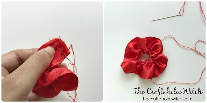 I made pretty flowers using satin ribbon : r/crafts