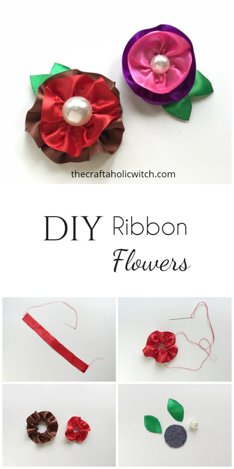 DIY Ribbon Flowers 
