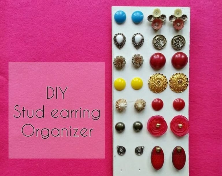 DIY Stud Earring Organizer (Easier Than You Think)