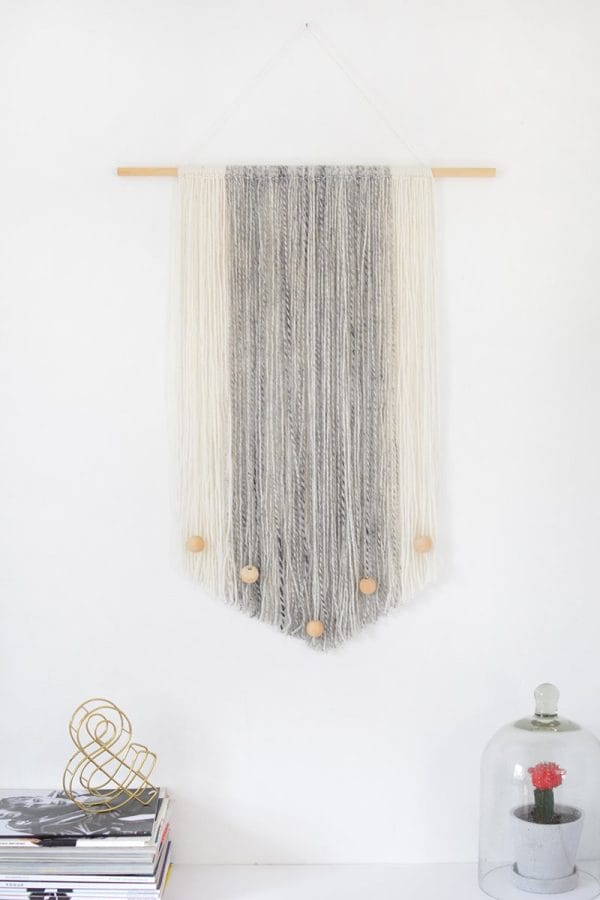 burkatron - 12 Beautiful DIY Modern Yarn Hanging