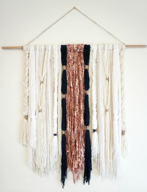 dahlias - 12 Beautiful DIY Modern Yarn Hanging