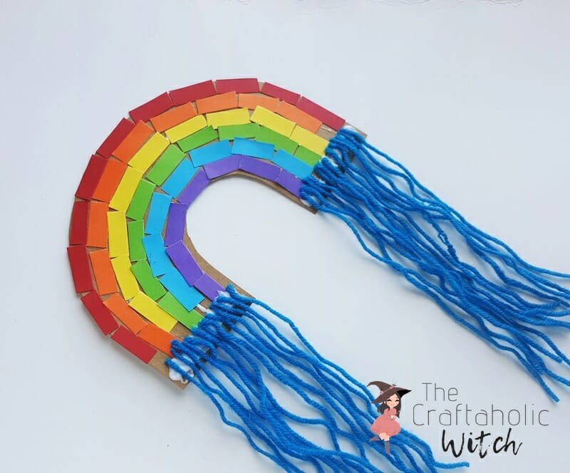 step 5 - How to Make a Rainbow Craft for Kids (with Free Template)