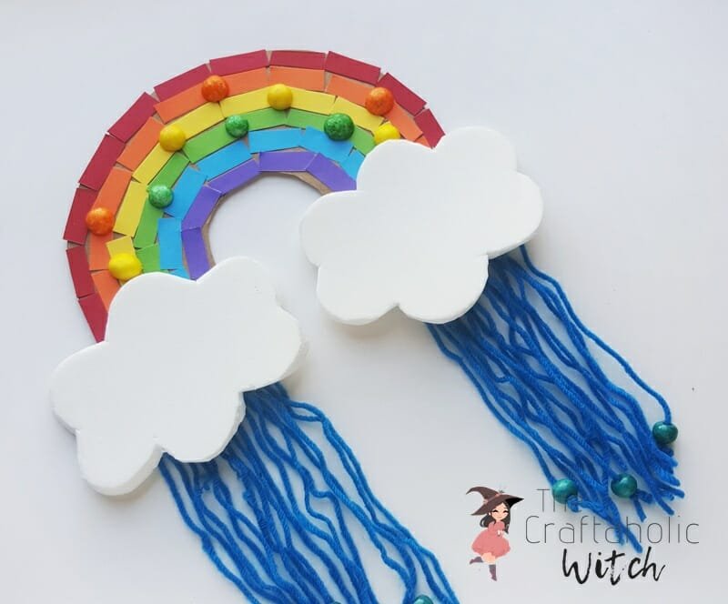 step 6 - How to Make a Rainbow Craft for Kids (with Free Template)