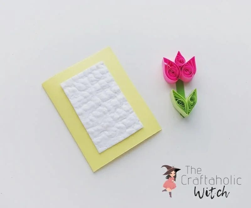 DIY Quilled Tulip Card - Paper Quilling Project