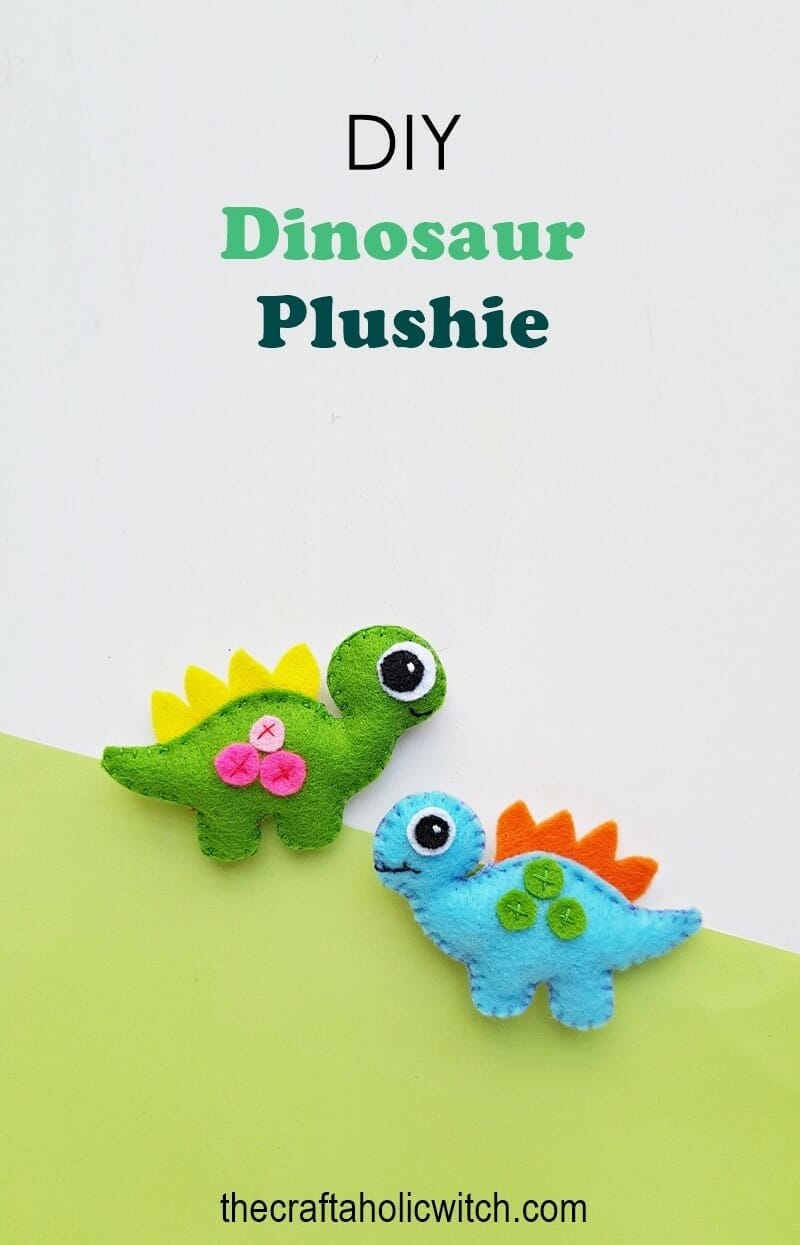 free dinosaur plushie pattern