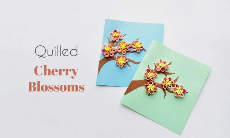 Quilled Cherry Blossoms