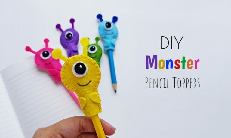 DIY Pencil Toppers: Two Easy Tutorials with Free Patterns