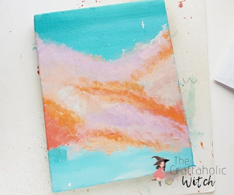 easy abstract painting 