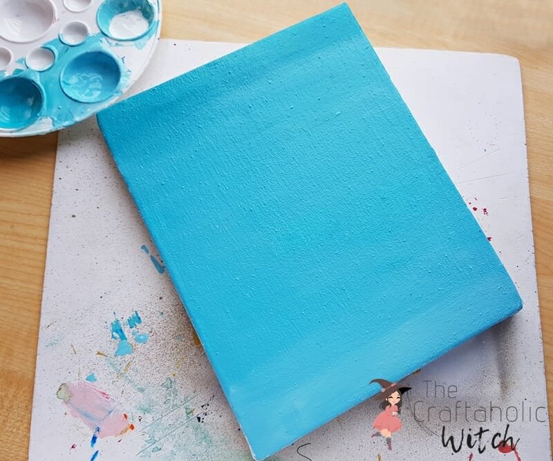 Continue Painting to Create Blue Ombre