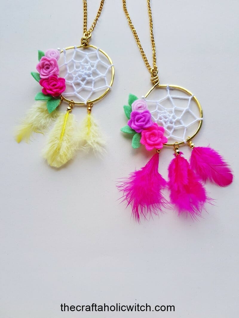 Diy dream deals catcher necklace