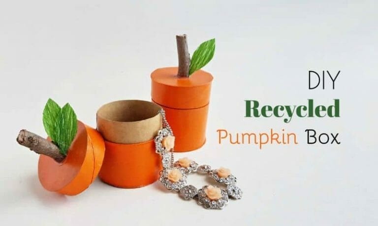 DIY Recycled Pumpkin Box