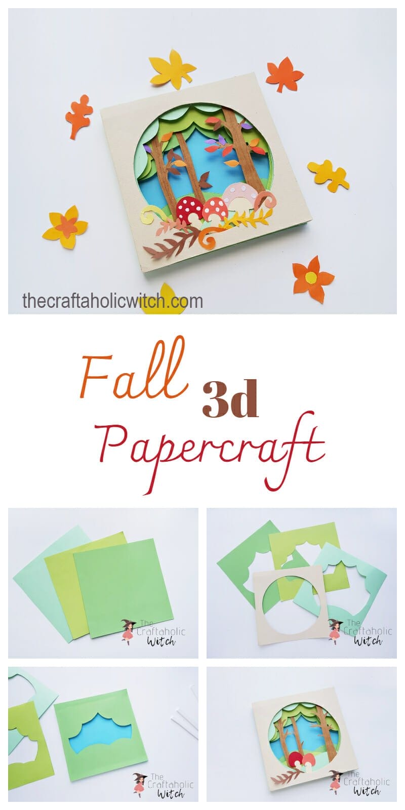 3d papercraft scene
