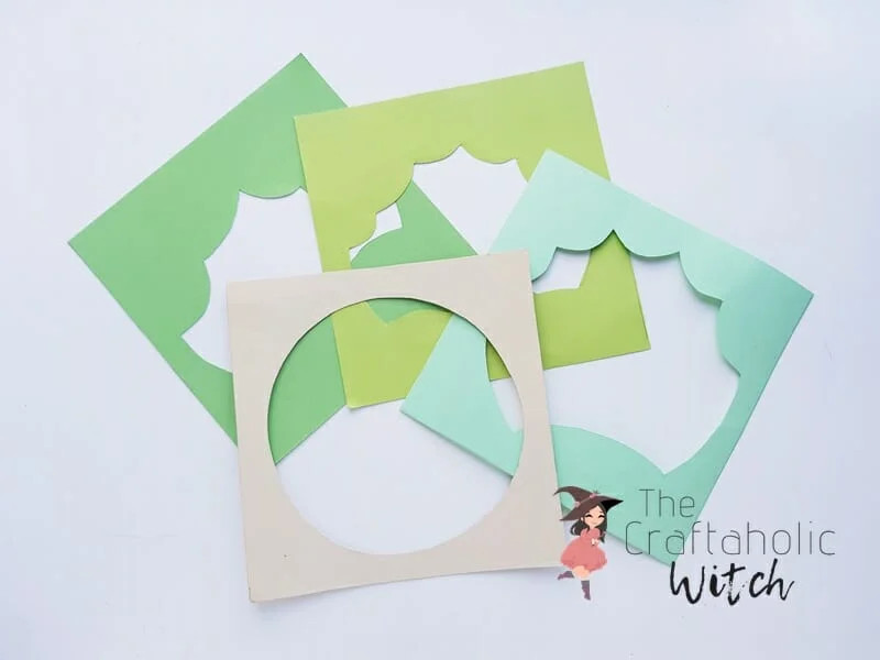 step 2 - How to Make a 3D Layered Paper Art Scene (+ Free Template)