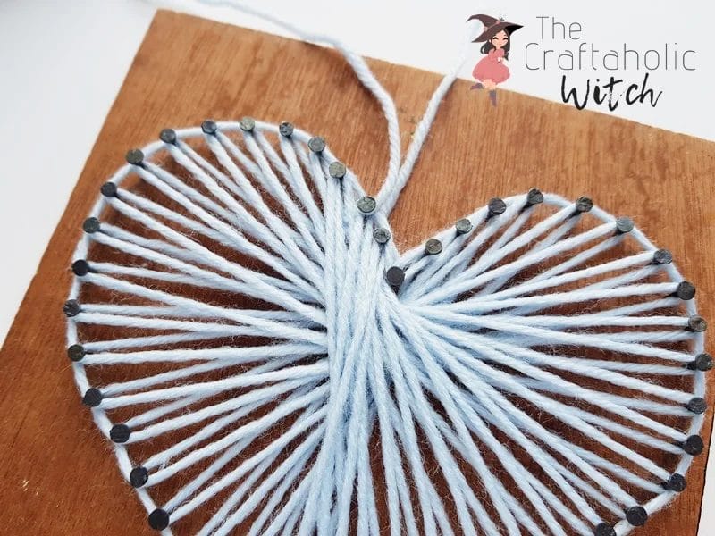 Mini Heart String Art Blocks (for beginners)! - YouTube