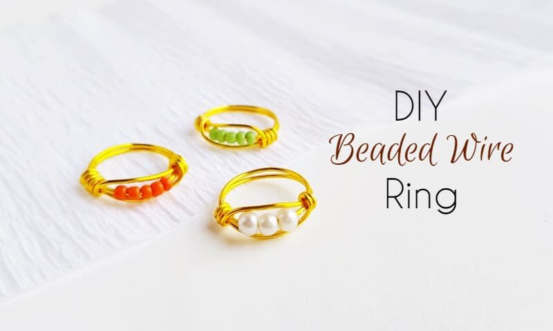 Make a Simple Wire Ring - DIY Jewelry Making Tutorial 