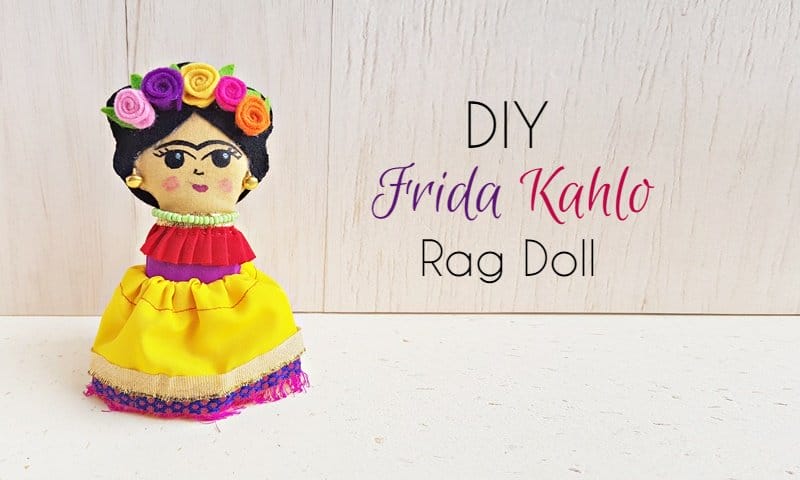 frida rag doll main image - DIY Frida Kahlo Doll