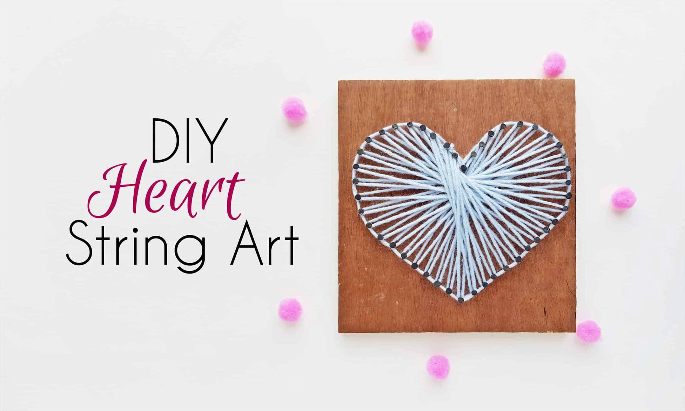 heart string art main scaled - Easy DIY Heart String Art for Beginners (+ Free Template)