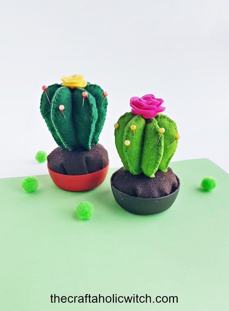 Felt Cactus Pin Cushions Project