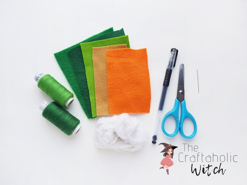 Supplies - DIY Gnome Plush - Learn How to Make a Gnome Step by Step