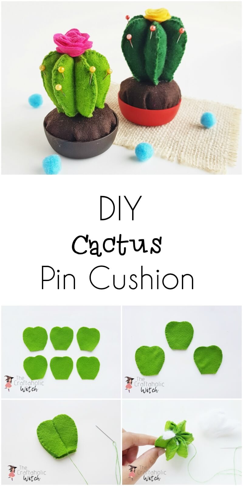 How to Make a DIY Cactus Pin Cushion