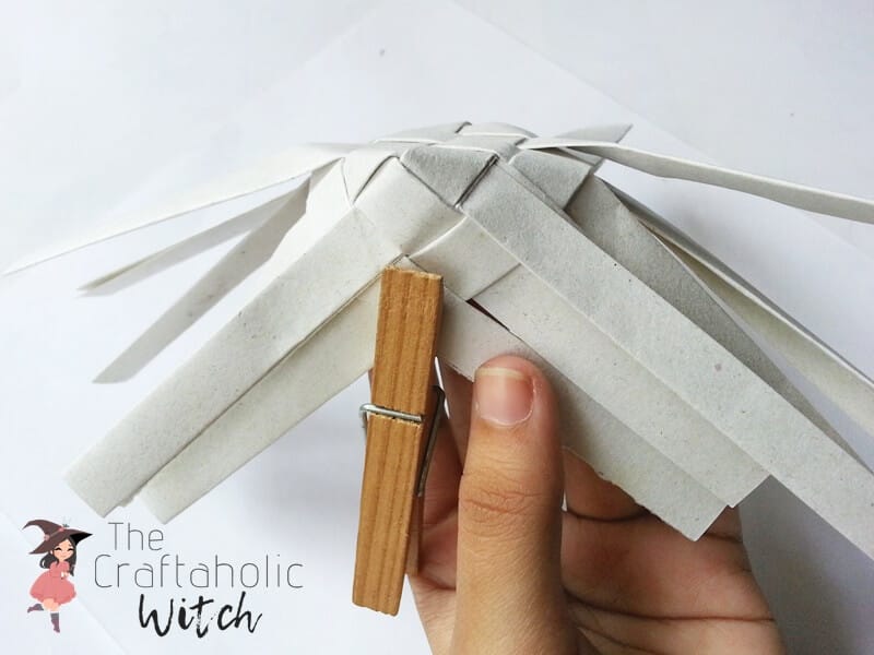 Recycled Paper Basket Weaving