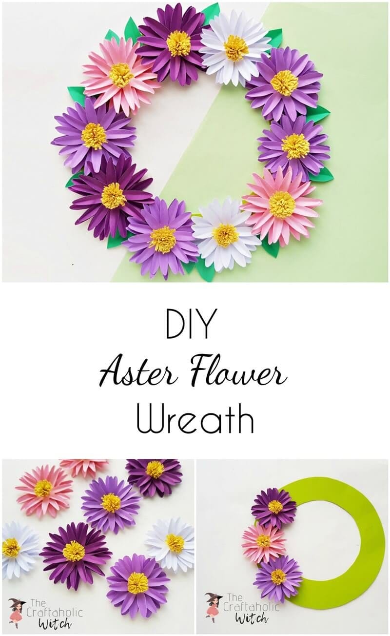 DIY flower wreath