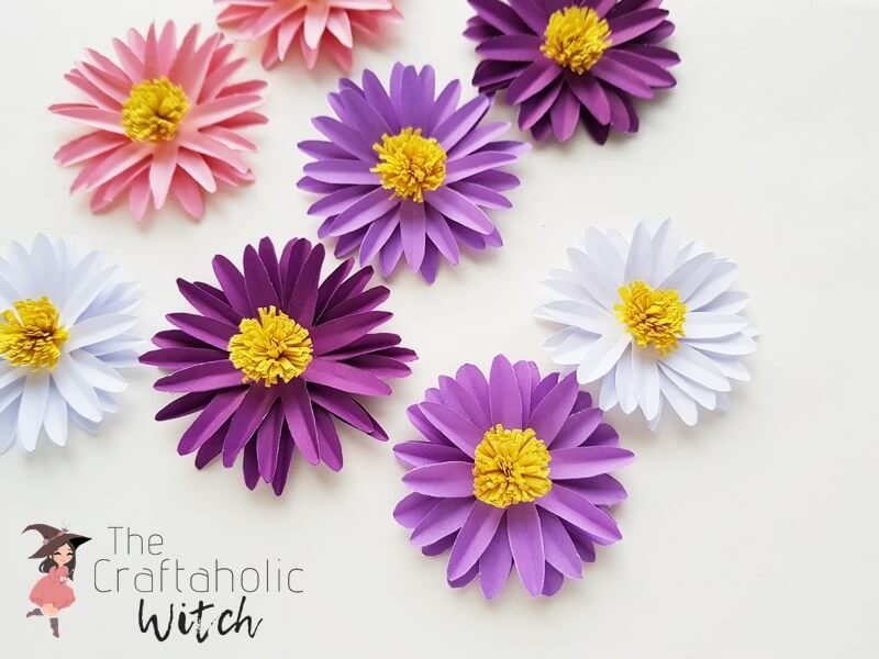 DIY Flower Wreath - Make a Stunning Aster Flower wreath at home