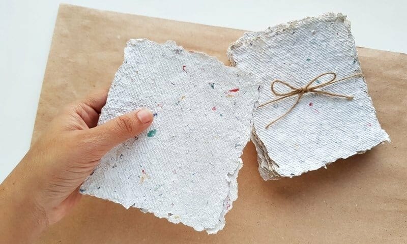 how to make paper - Making recycled paper