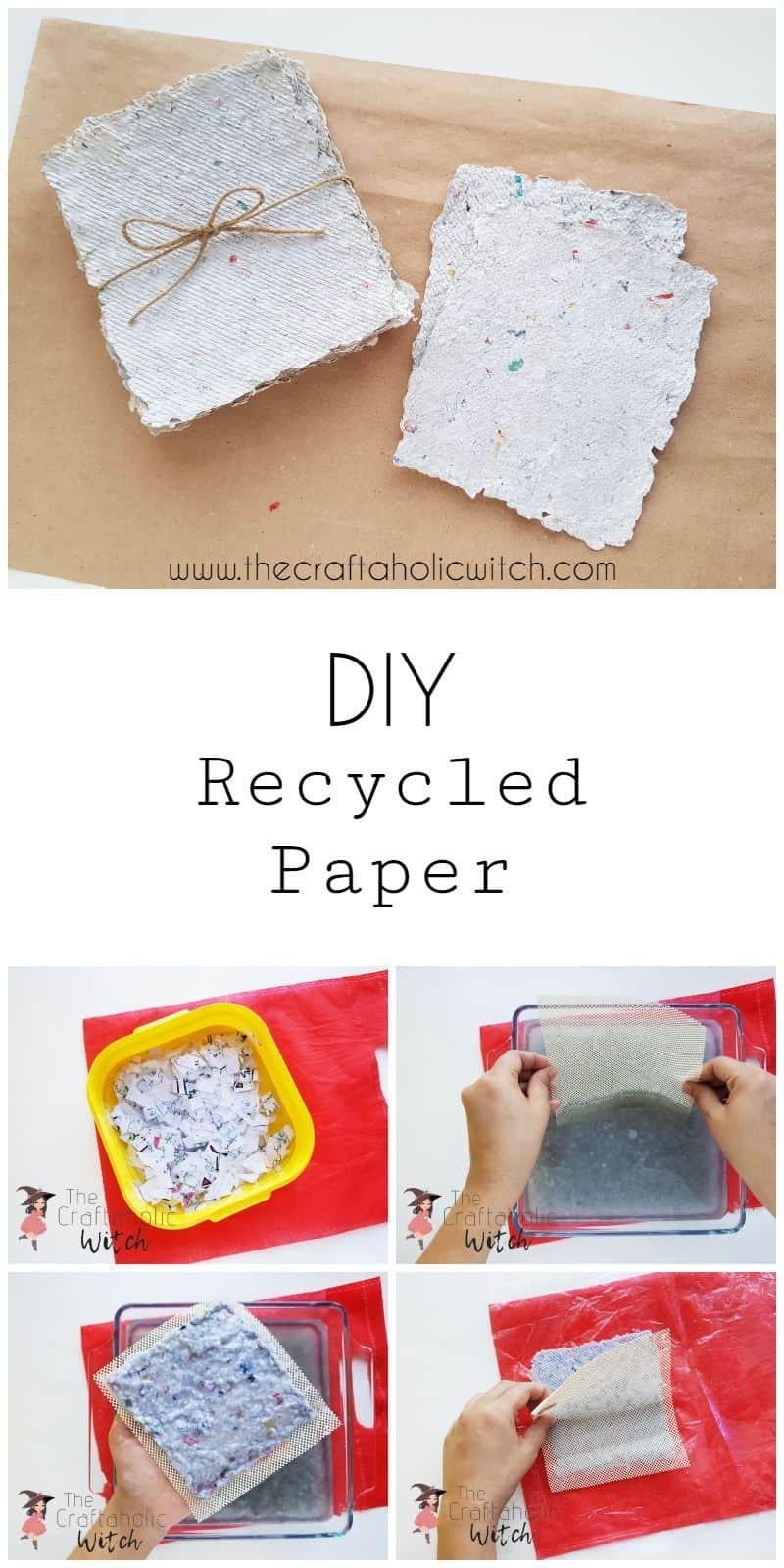 How to Easily Make Recycled Paper at Home - Welcome To Nana's