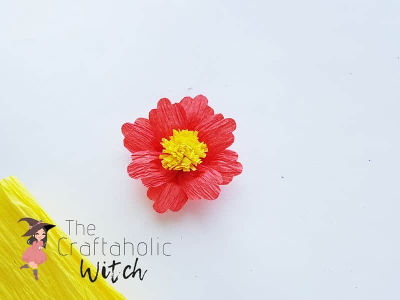 DIY Small Paper Flowers step 9