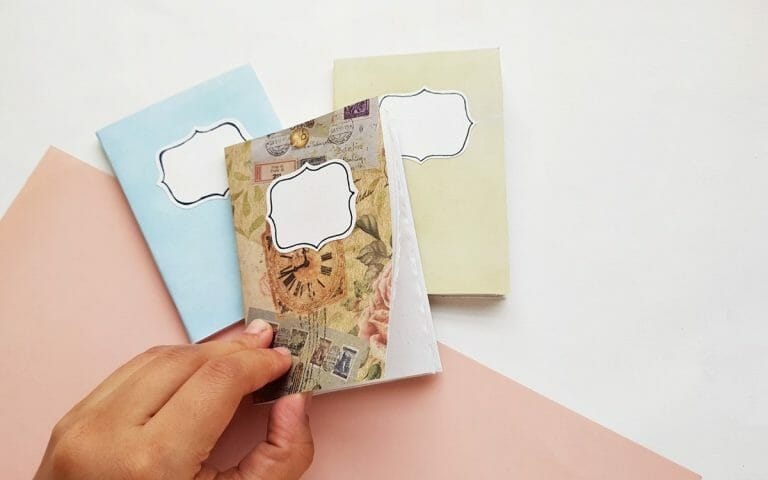 How to Make a Notebook from Scrap Papers