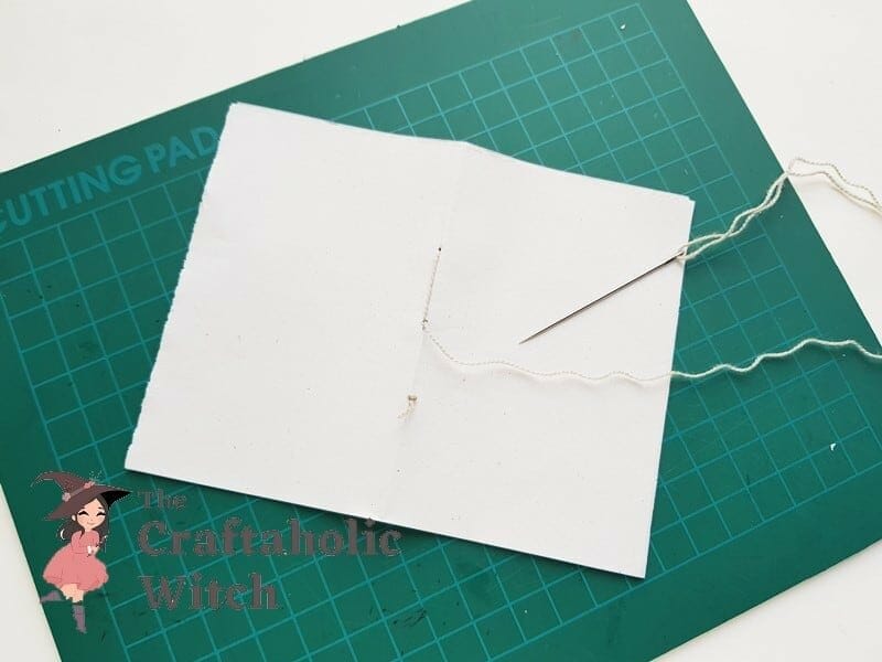 DIY Notebook: Stitching the 1st Signature
