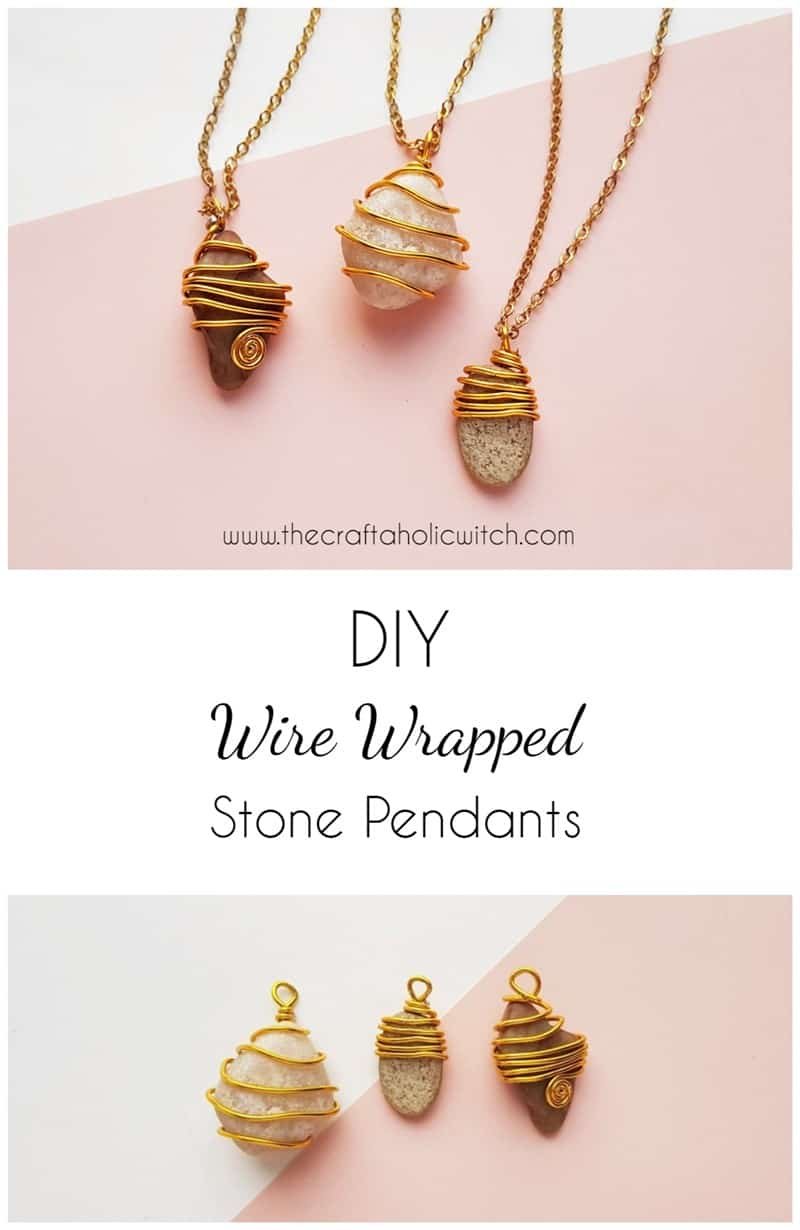 Stone pendants - How to Wire Wrap Stones & Make Pendant (with Video Tutorial)