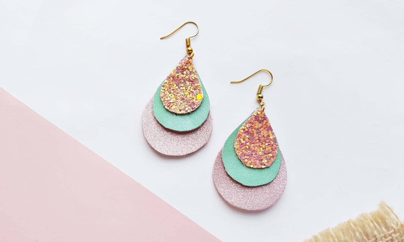 leather earrings with designer look 4 styles