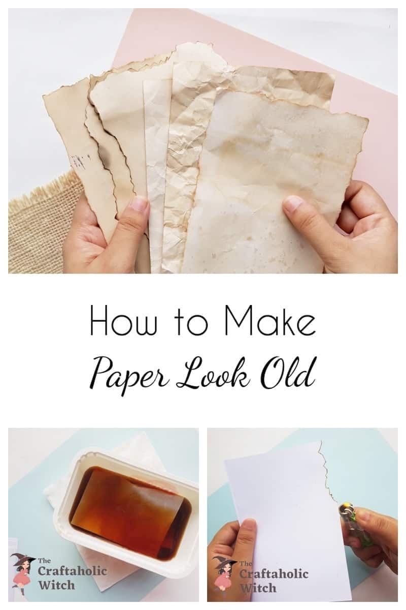 How to Age Paper Pinterest - How to Age Paper (4 Easy Ways to Make Paper Look Old)