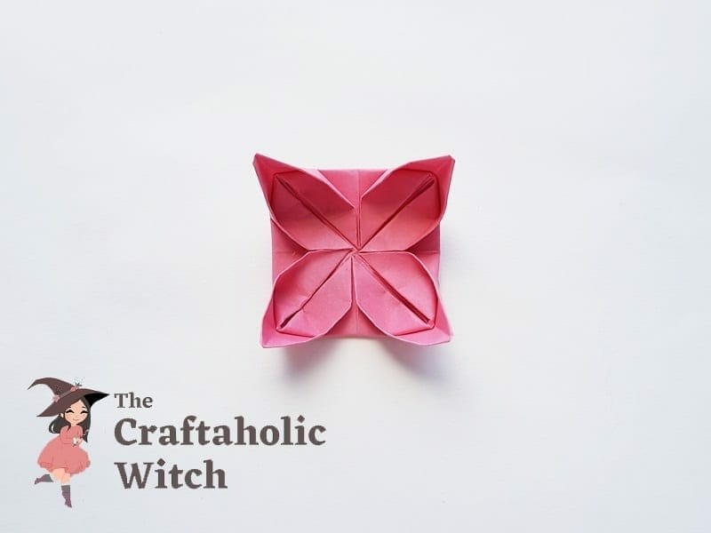  Paso de loto plegable en origami 10