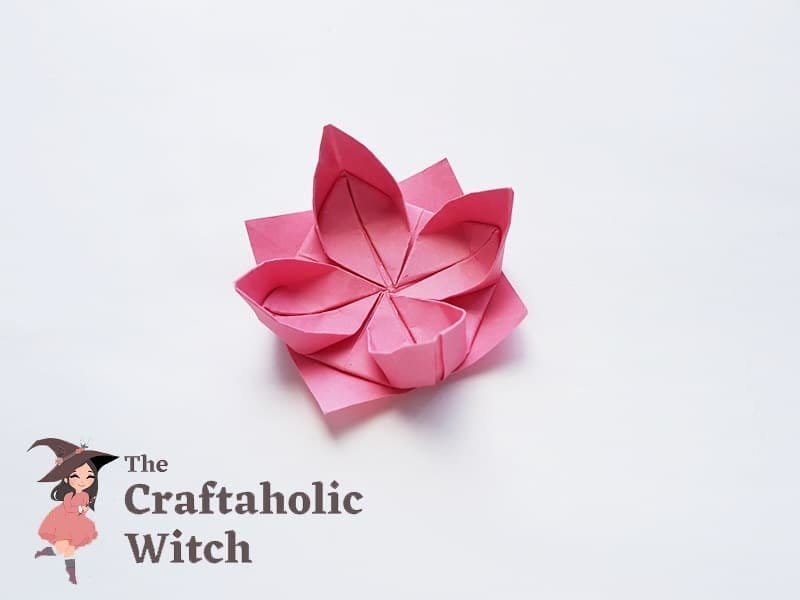  flor de loto en origami