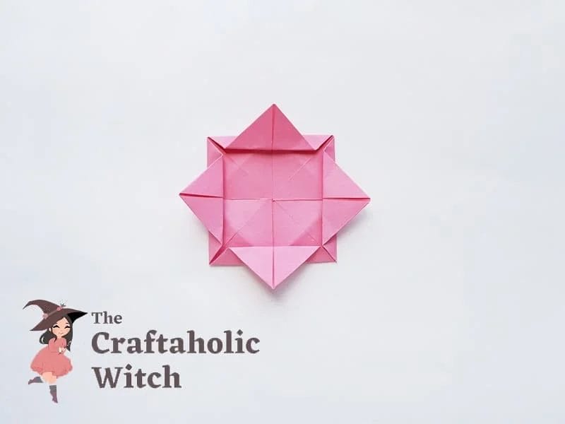 Paso de loto plegable en origami 7